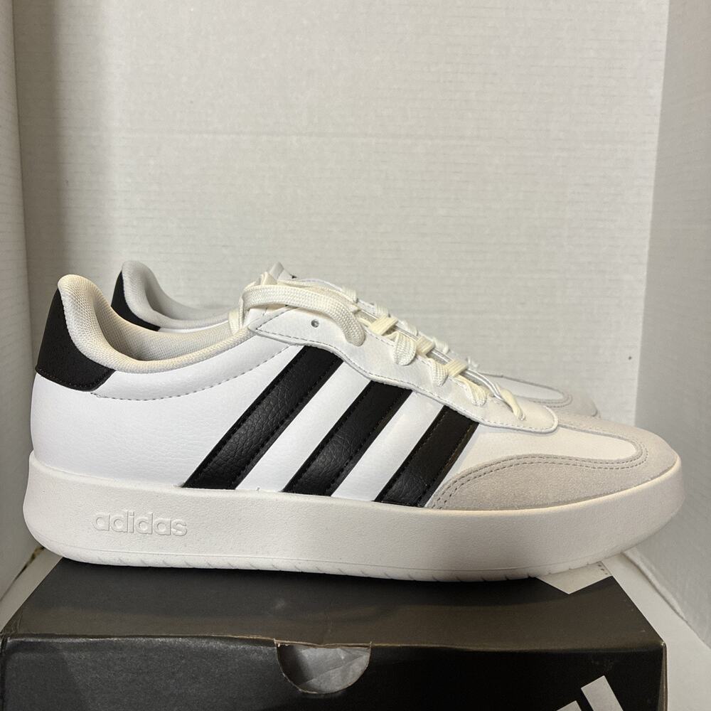 Adidas Barreda Shoes Men’s Size 10 White Black Grey Outdoor JI2306